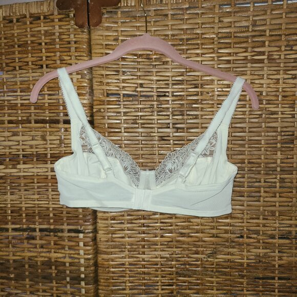 Wacoal 34D Side Note Full Figure Coverge Underwire Bra 855377 Ivory - Picture 4 of 5